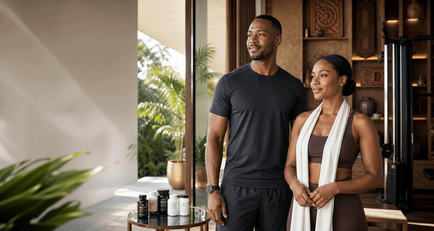 Premium Malawi wellness club members in a private wellness studio